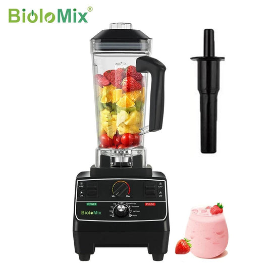 BioloMix BPA Free 2L Jar 2200W Professional Smart Timer Pre-programed Blender Mixer Juicer Food Processor Ice Smoothies Crusher - BioloMix Official Store